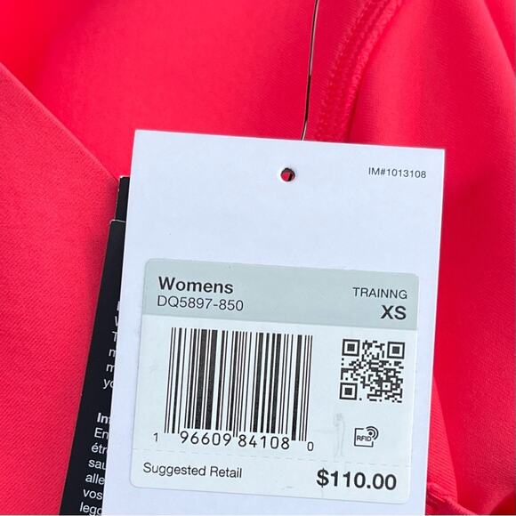 NEW Size XS Nike Universa Medium-Support High-Waisted 7/8 Leggings with Pockets - Picture 8 of 9